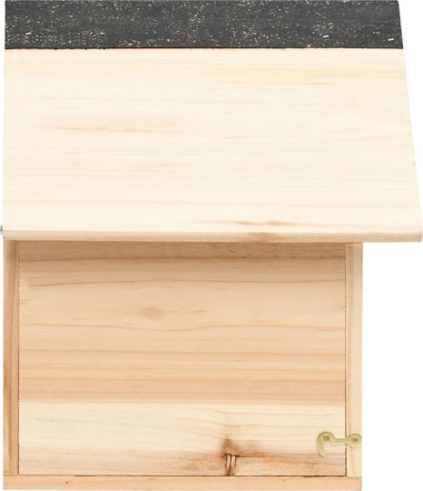 vidaXL House Squirrel Squirrel House Solid Pine Wood 26x25x29cm
