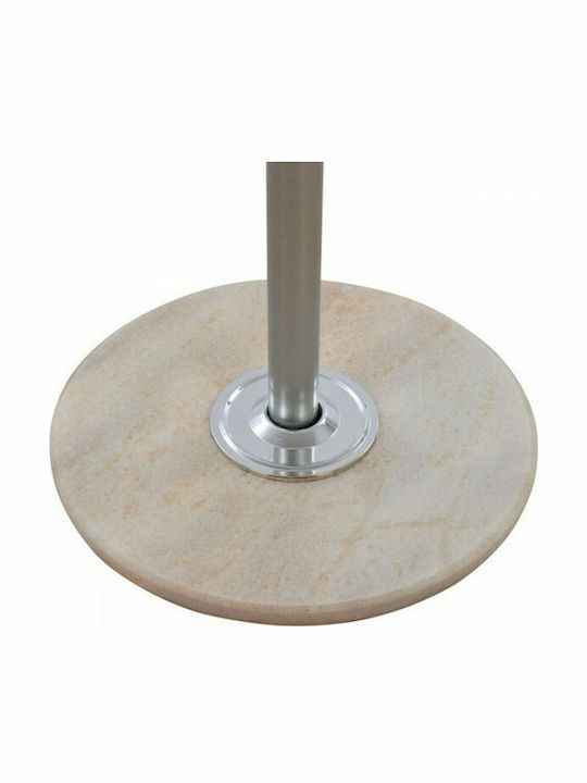 Freebox Metallic Coat Rack with Umbrella Holder Silver 37x37x170cm