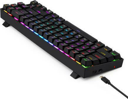Redragon Deimos K599 Ασύρματο Gaming Μηχανικό Πληκτρολόγιο Tenkeyless με Custom Red διακόπτες και RGB φωτισμό (Αγγλικό US)