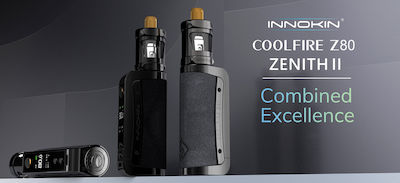 Innokin Coolfire Z80 Zenith 2 Cloudy Grey Box Mod Kit 5.5ml