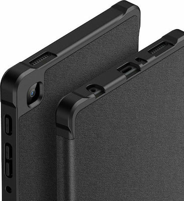 Dux Ducis Domo Series Flip Cover Δερματίνης Μαύρο (Galaxy Tab A7 Lite)