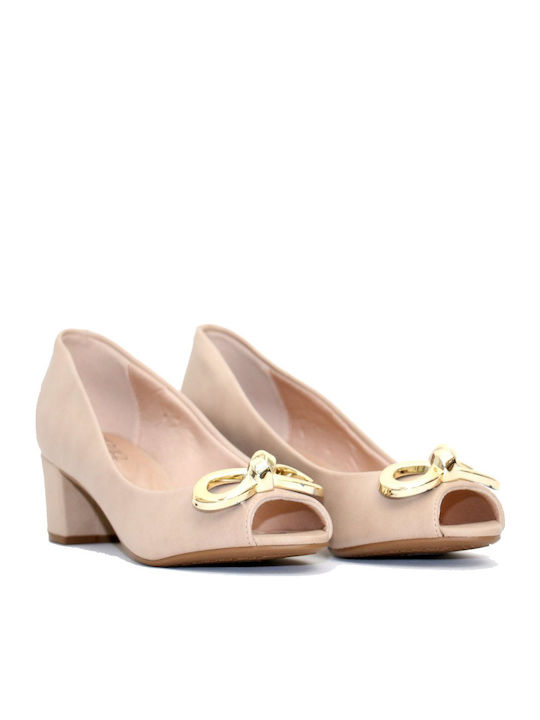 Damen Pumps Beira Rio 4777.358 Beige Matt