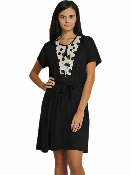 Zen Intimates Women's Robe Black 83982