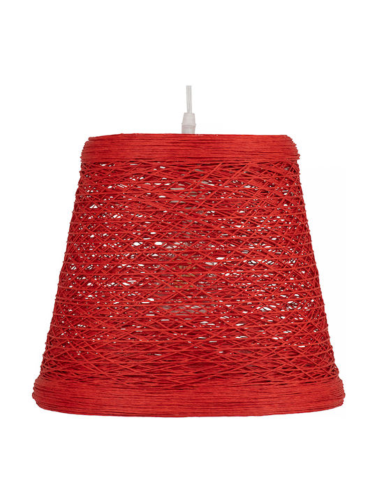 GloboStar Playroom Deckenleuchte Rote mit Seil für Lampenbirnensockel E27 32x32x27cm