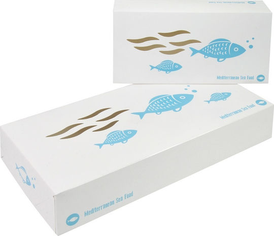THalassinos Disposable Food Paper Box 35x17.5x6cm 25pcs
