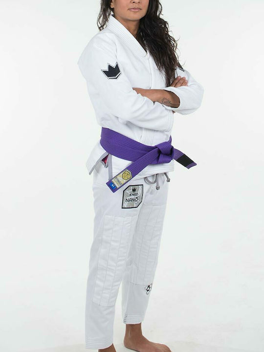Kingz Nano Bjj Gi Γυναικεία Στολή Jiu Jitsu Λευκή