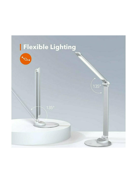 TaoTronics TT-DL19 LED Folding Office Lamp in Silver Colour