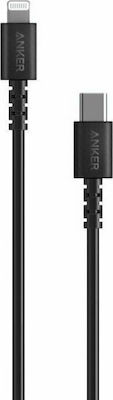 Anker PowerLine Select USB-C la Cablu Lightning Negru 1.8m (A8613G11)