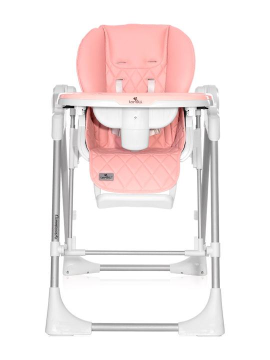 Lorelli Camminando Baby Hochstuhl 2 in 1 mit Höhenverstellbar Rosa