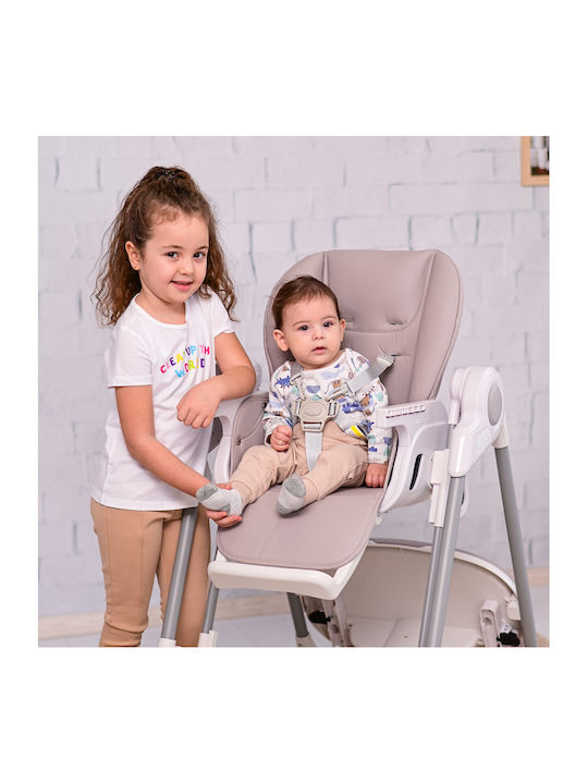 Lorelli Camminando Baby Hochstuhl 2 in 1 mit Höhenverstellbar Rosa