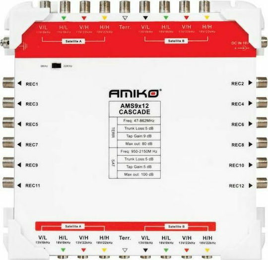 Amiko Cascade 9x12 Πολυδιακόπτης