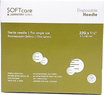 Bournas Medicals Soft Care Βελόνες 22G 100τμχ