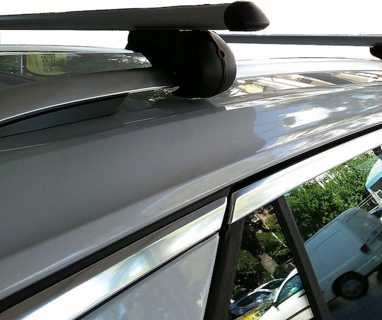 Menabo Μπάρες Οροφής Αλουμινίου για Volkswagen T-Roc (Σετ με πόδια)