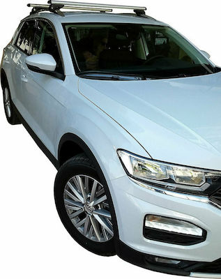 Menabo Μπάρες Οροφής Αλουμινίου για Volkswagen T-Roc (Σετ με πόδια)