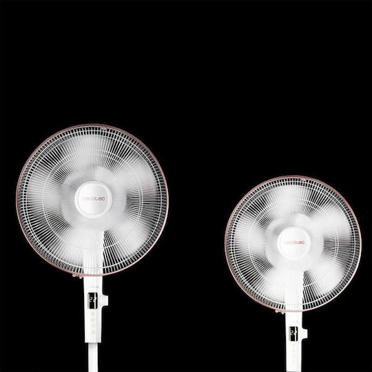 Cecotec Energy Silence 1030 Smart Extreme Ventilator Sockel 28W Lüfterdurchmesser 40cm mit Fernbedienung Weiß