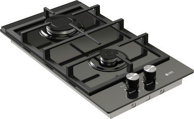 Thermogatz TGS 9430 GL Domino Autonomous Cooktop with Liquid Gas Burners 30x52cm