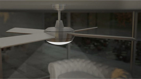 Cecotec EnergySilence Aero 570 Ανεμιστήρας Οροφής 132cm με Φως Ασημί