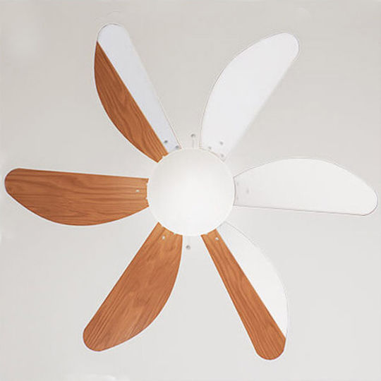 Cecotec EnergySilence Aero 360 Ceiling Fan 91.5cm with Light Brown / White