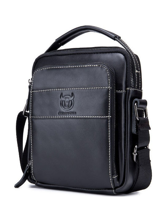 Leather Men's Bag Shoulder / Crossbody Black