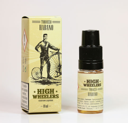 High Wheelers Fertige Nachfüllflüssigkeit Habano mit Rauchen Geschmack 12mg 10ml