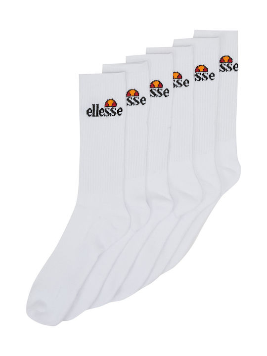 Ellesse SACSBGA1568 Αθλητικές Κάλτσες Λευκές 6 Ζεύγη