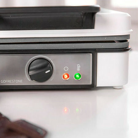 Cecotec Fun Gofrestone 4 Гофретник за Квадратни Гофрети 4 Места 1200W Inox