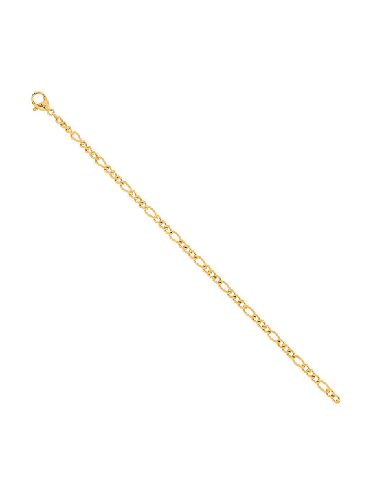 Visetti Damen Kette Hand aus Stahl Dünn Dicke 3mm und Länge 24cm Visetti Damen Kette Hand aus Stahl Dünn Dicke 3mm und Länge 24cm