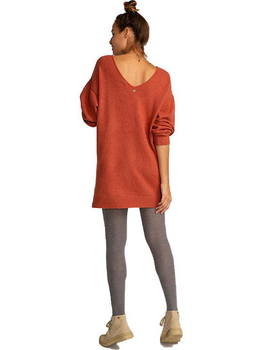 Easy Cool Mini Dress Orange