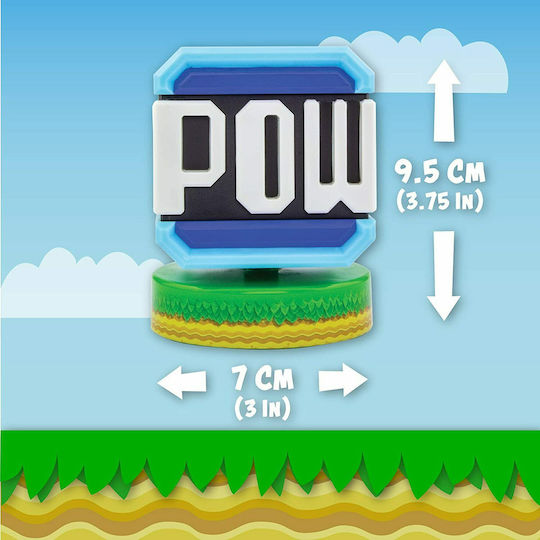 Paladone Lampă decorativă pentru copii Super Mario Pow Block Multicolor