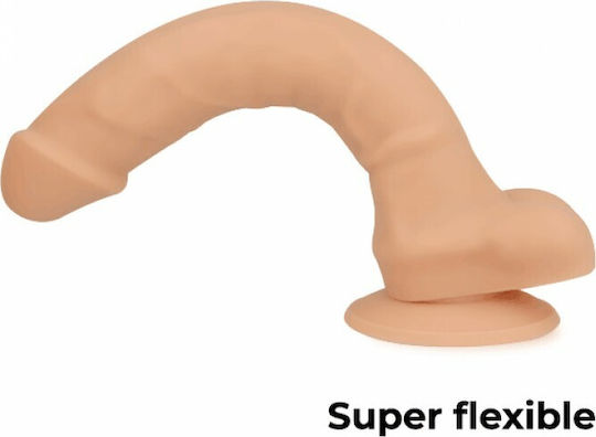 Cock Miller Ρεαλιστικό Dildo με Όρχεις και Βεντούζα Flesh 19.5cm