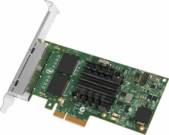 Intel I350-T4 v2 Wired Gigabit (1Gbps) Ethernet PCI-e Card