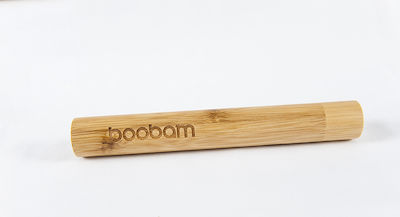 Boobam Zahnbürste Reiseetui Bamboo Beige