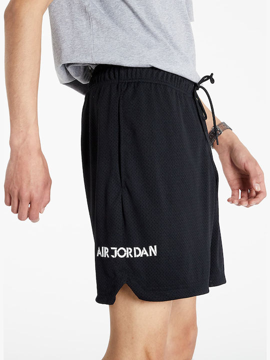 AJ5 Mesh GFX Sportliche Herrenshorts Schwarz