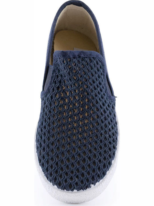 Παιδικές Εσπαντρίγιες Slip-On Μπλε Pelines
