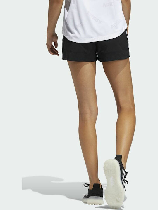 adidas 3 Stripes Дамски Спортни Плувни Шорти Черни
