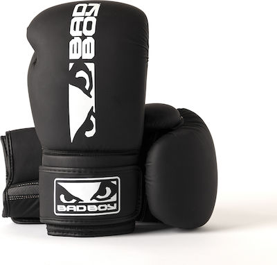 Bad Boy Apollo Synthetic Leather Boxing Competition Gloves Black