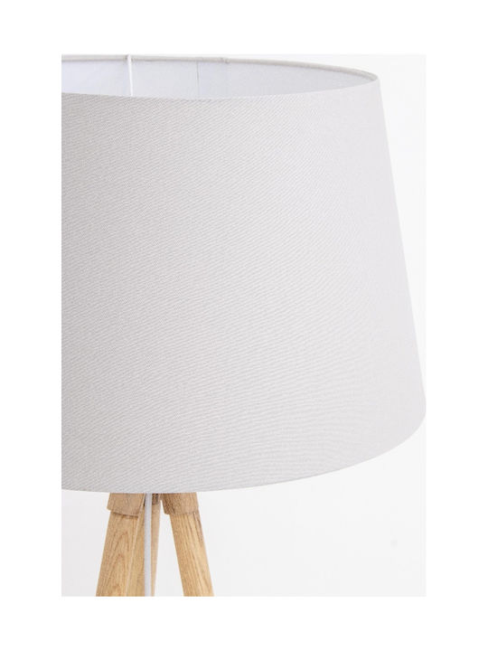 Bizzotto Wallas Lampa de podea Î152xL52cm. cu Soclu pentru Bec E27 Gri