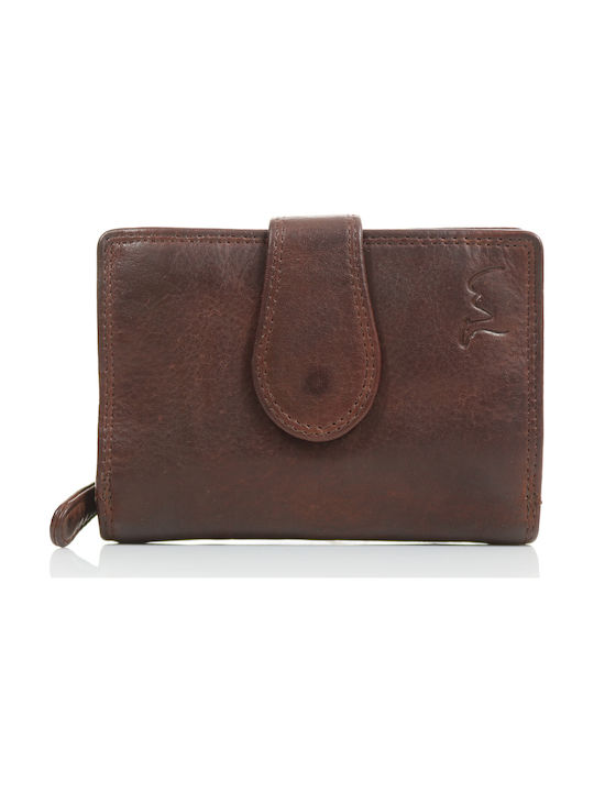 Trip Camel Wallet Made of Genuine Vintage Soft Leather (535 D.Brown)