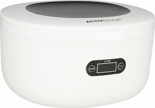 Activeshop F6-B Καθαριστής Υπερήχων 750ml Inox με Ψηφιακό Χρονοδιακόπτη