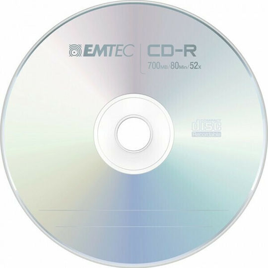 Emtec Recordable CD-R 52x 700MB 10pcs