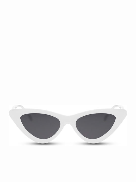 Solo-Solis Sonnenbrillen mit Weiß Rahmen NDL2183