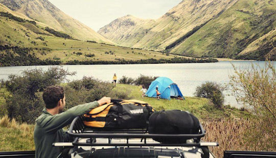 Thule Canyon Xt Metallic Car Roof Rack Universal 127x104cm (Set without Legs)