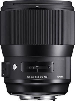 Sigma Full Frame Camera Lens 135mm f/1.8 DG HSM Art Telephoto for Leica L Mount Black