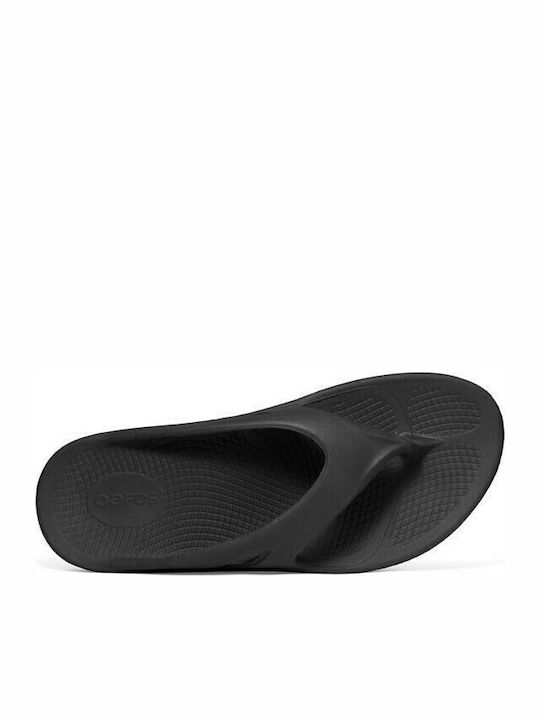 Oofos Flip Flops σε Μαύρο Χρώμα