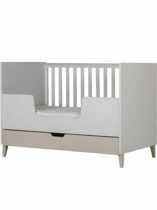 Santa Bebe Juno Seturi de mobilier pentru copii cu Pat și Comodă Alb / Bej 105-425