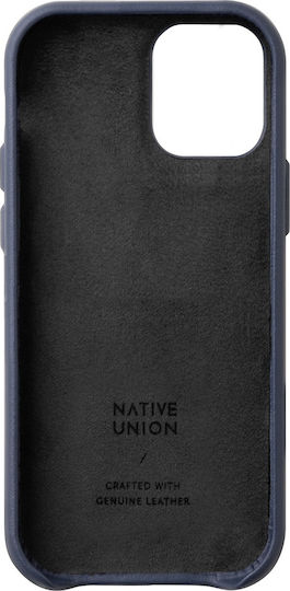 Native Union Back Cover Δερμάτινο Μπλε (iPhone 12 mini)