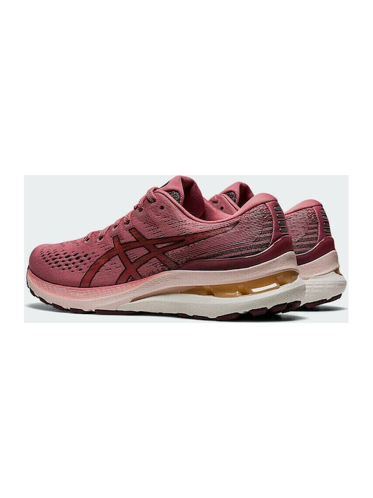 Gel-Kayano 28 Damen Sportschuhe Laufen Smokey Rose / Deep Mars