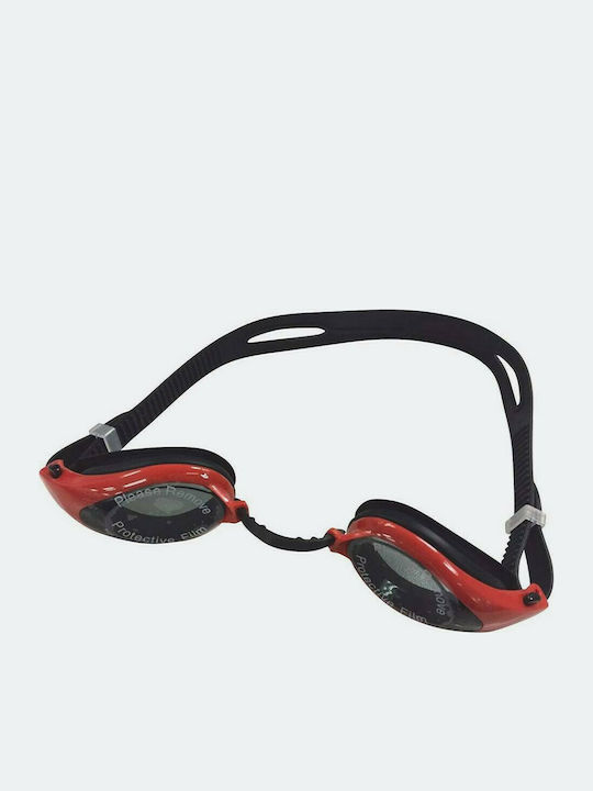 Amila S2004YAF Swimming Goggles Adults with Anti-Fog Lenses Black