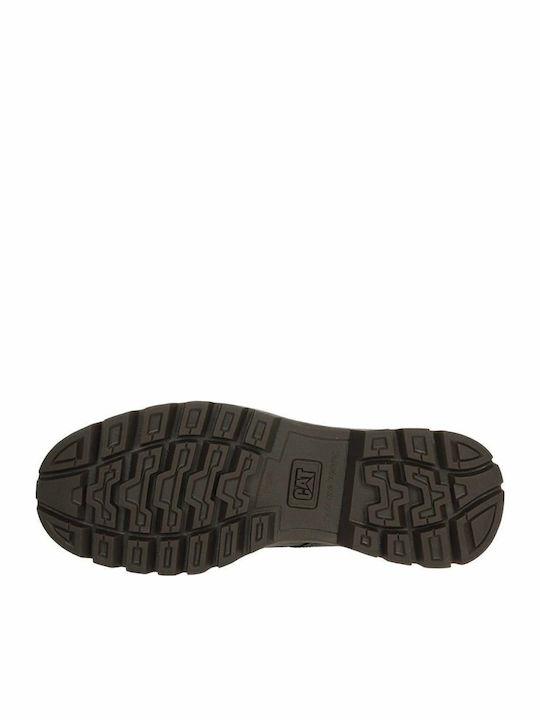 Quadrate Leder Braun Herrenstiefel