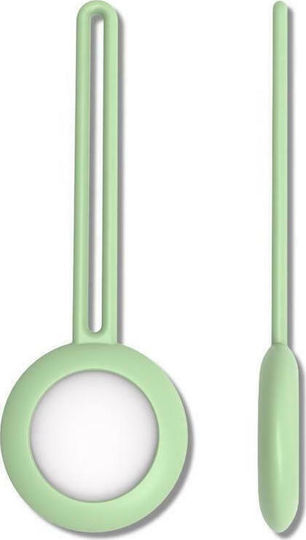 Hurtel Flexible Loop Schlüsselbund-Etui Silikon für AirTag Mint Green